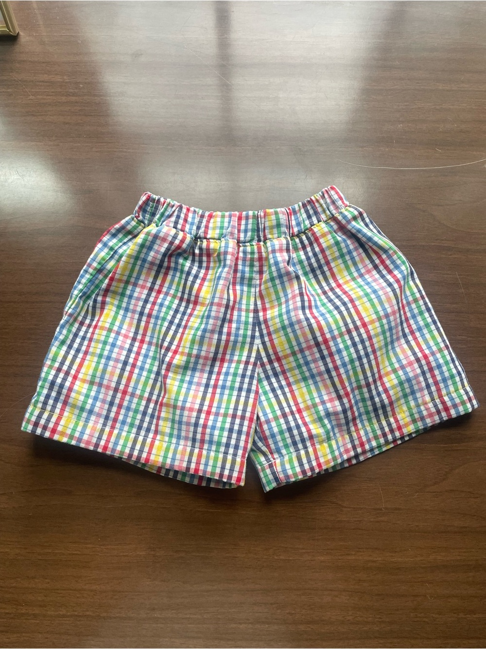 TBBC Multicolor Check Cotton Shorts